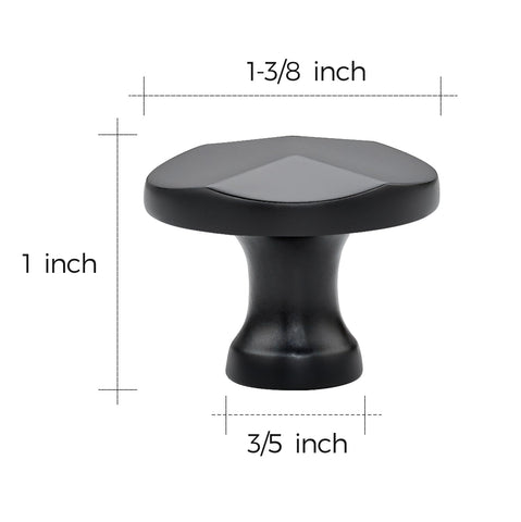 Ravinte solid zinc alloy knob suitable for kitchens and baths
