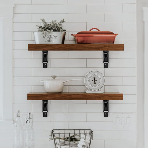 Space-saving Ravinte brackets organize laundry stations and benches.