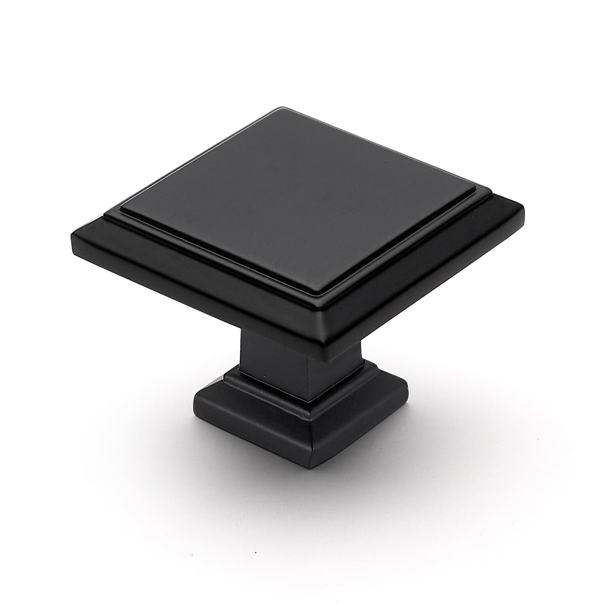 Ravinte square knob 30mm matte black adds modern style to cabinets.
