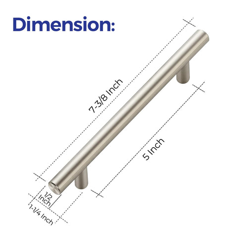 Ravinte stainless steel cabinet pull 18-pack for durable kitchen hardware