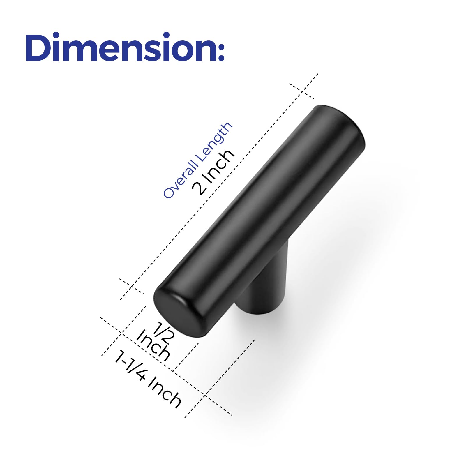 Ravinte stainless steel handle with matte black finish blends durability and modern aesthetics.
