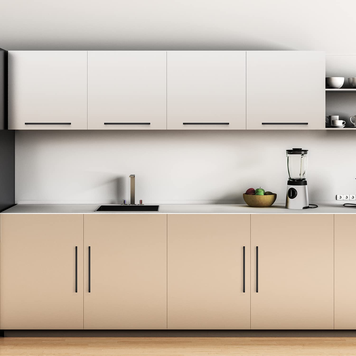 Ravinte transitional kitchen pulls that coordinate with many styles.