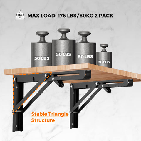 Ravinte wall-mounted bracket saves space in a workshop