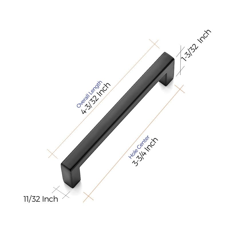 Ravinte zinc alloy cabinet handles with fingerprint-resistant finish