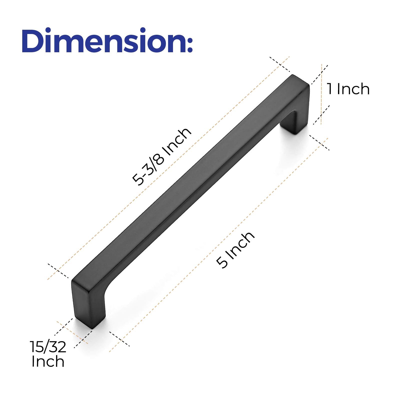 Ravinte zinc construction with matte black finish ensures durable daily use.