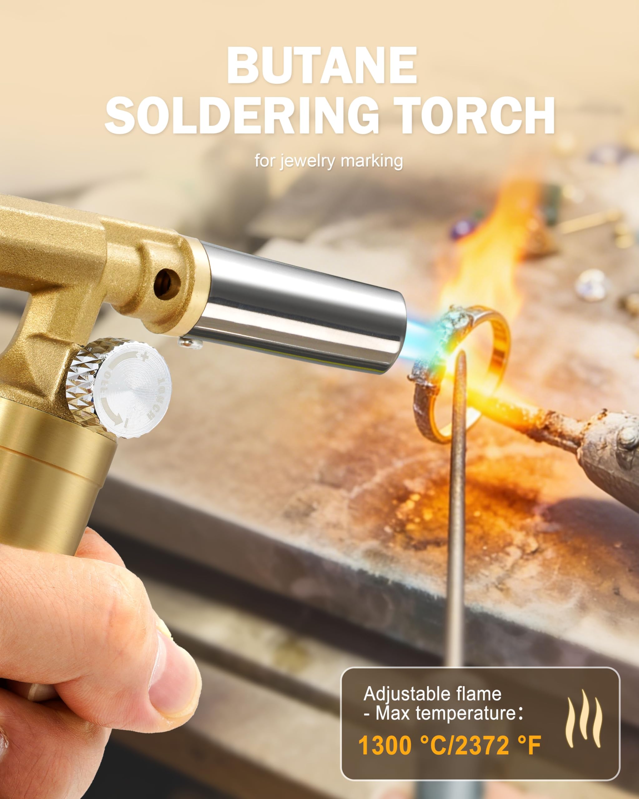 RAVS torch ignition for quick one-handed power on in seconds.