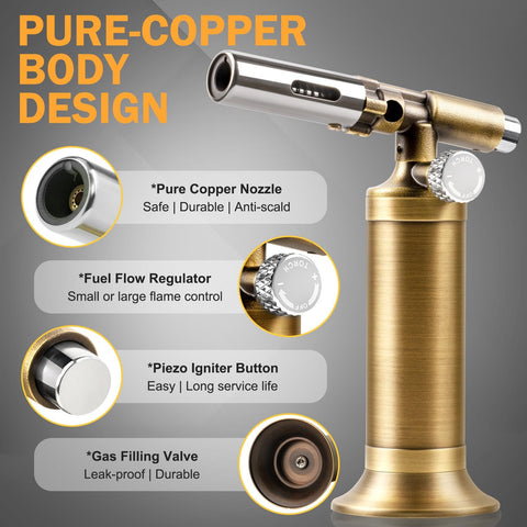 RAVS copper torch resin art applications with fast finishing flame
