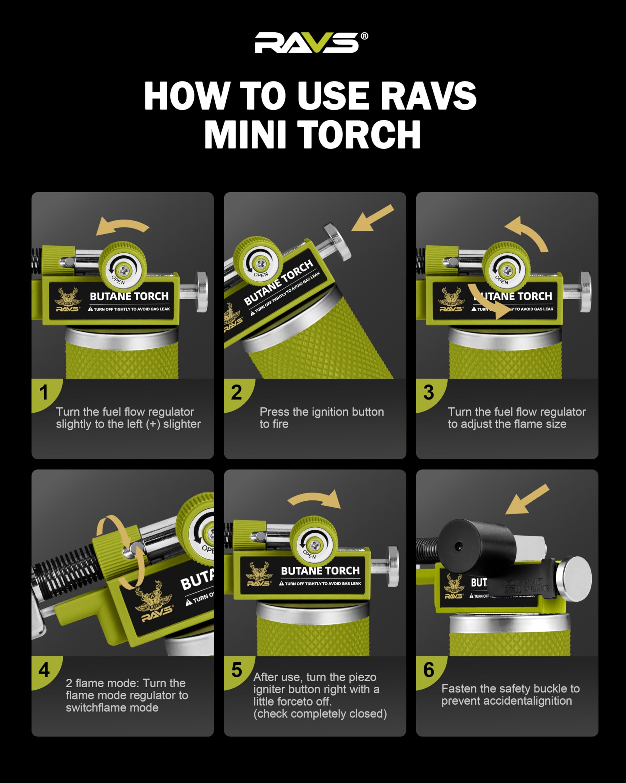 RAVS multi-use resin art jewelry welding torch for crafts and hobbies.