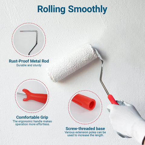 RAWILL Shed-resistant mohair ensures clean edges on glossy surfaces.