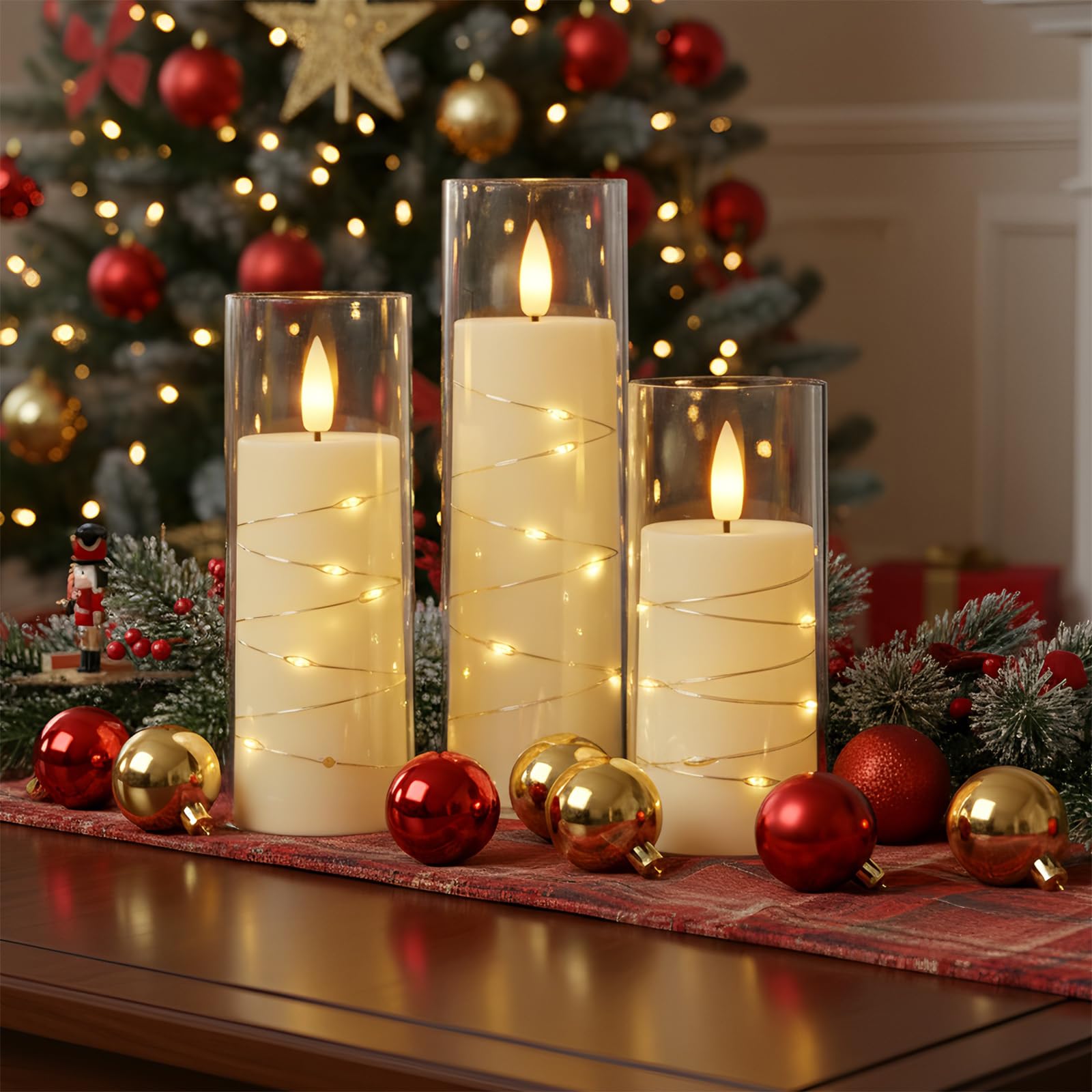 Raycare 3D wick design delivers lifelike flame illusion.