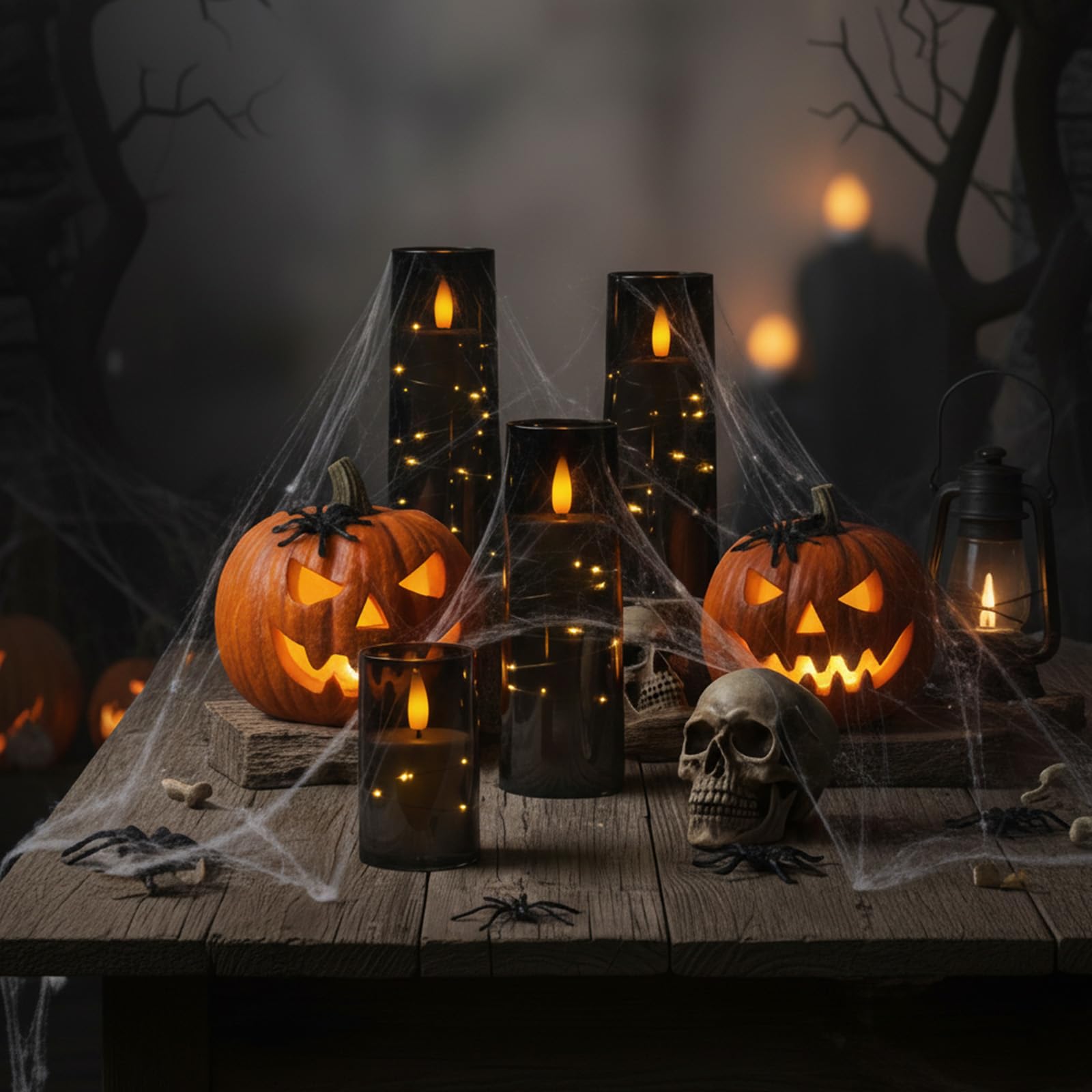 Raycare flicker mode recreates authentic candlelight for warm home decor.