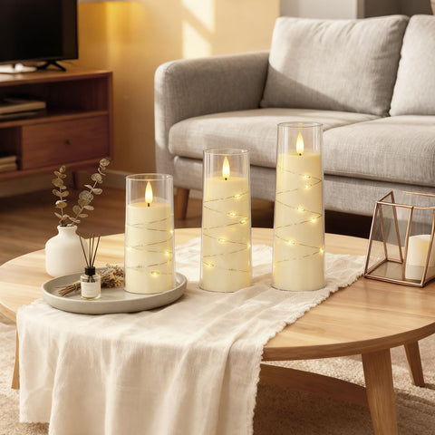 Raycare embedded star string lights add magical sparkle.