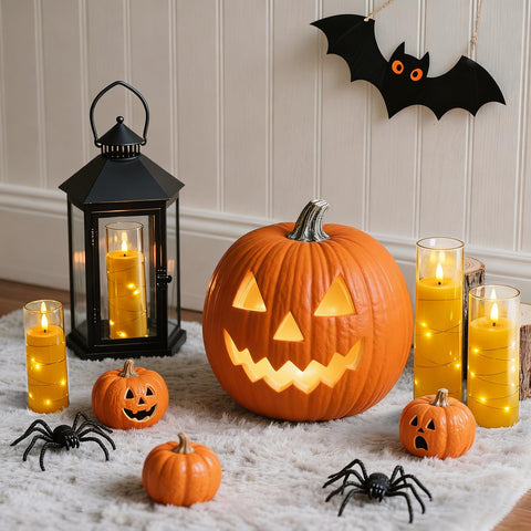 Raycare candle with realistic 3D wick flicker for elegant decor.