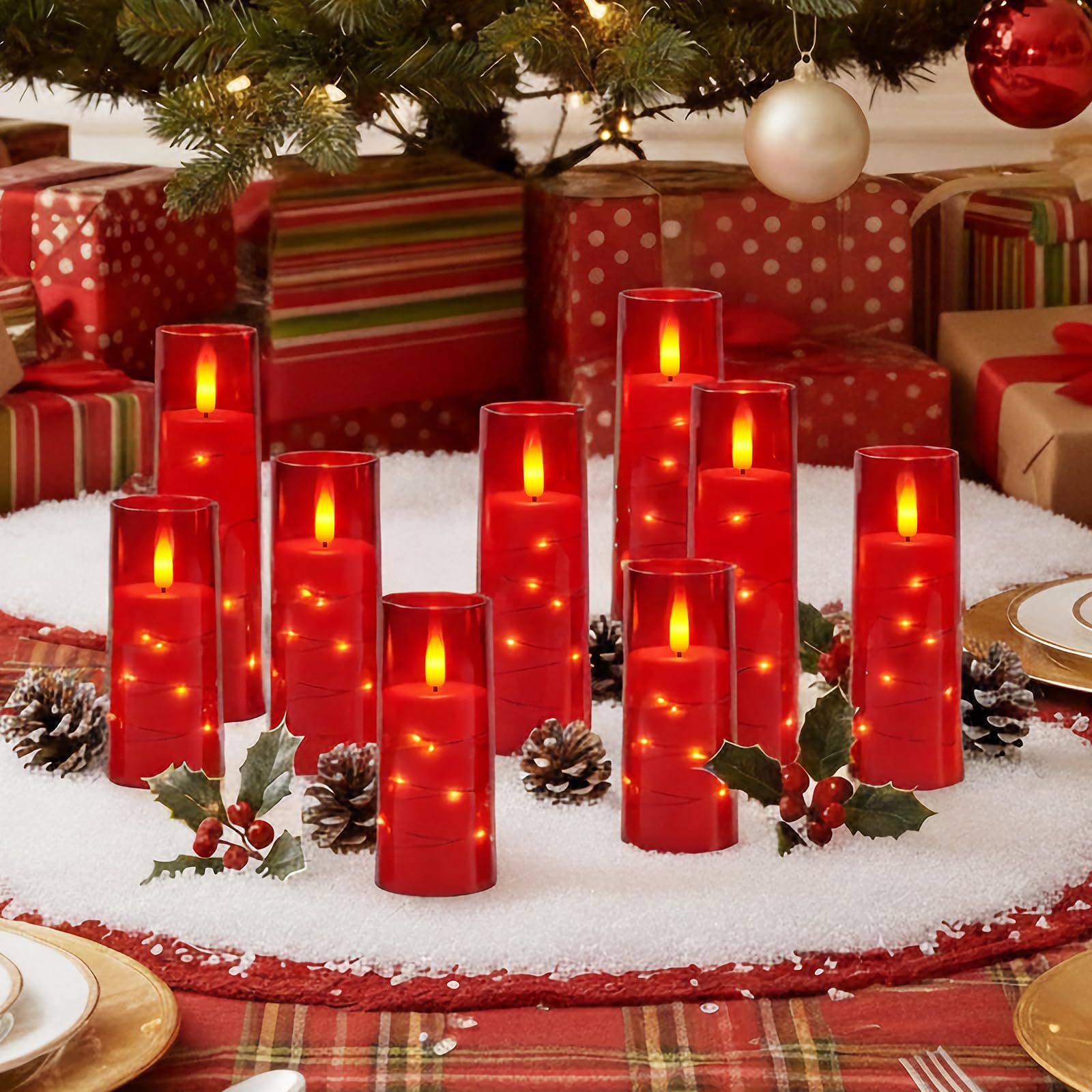 Raycare gift-ready candle set features elegant packaging for gifting.