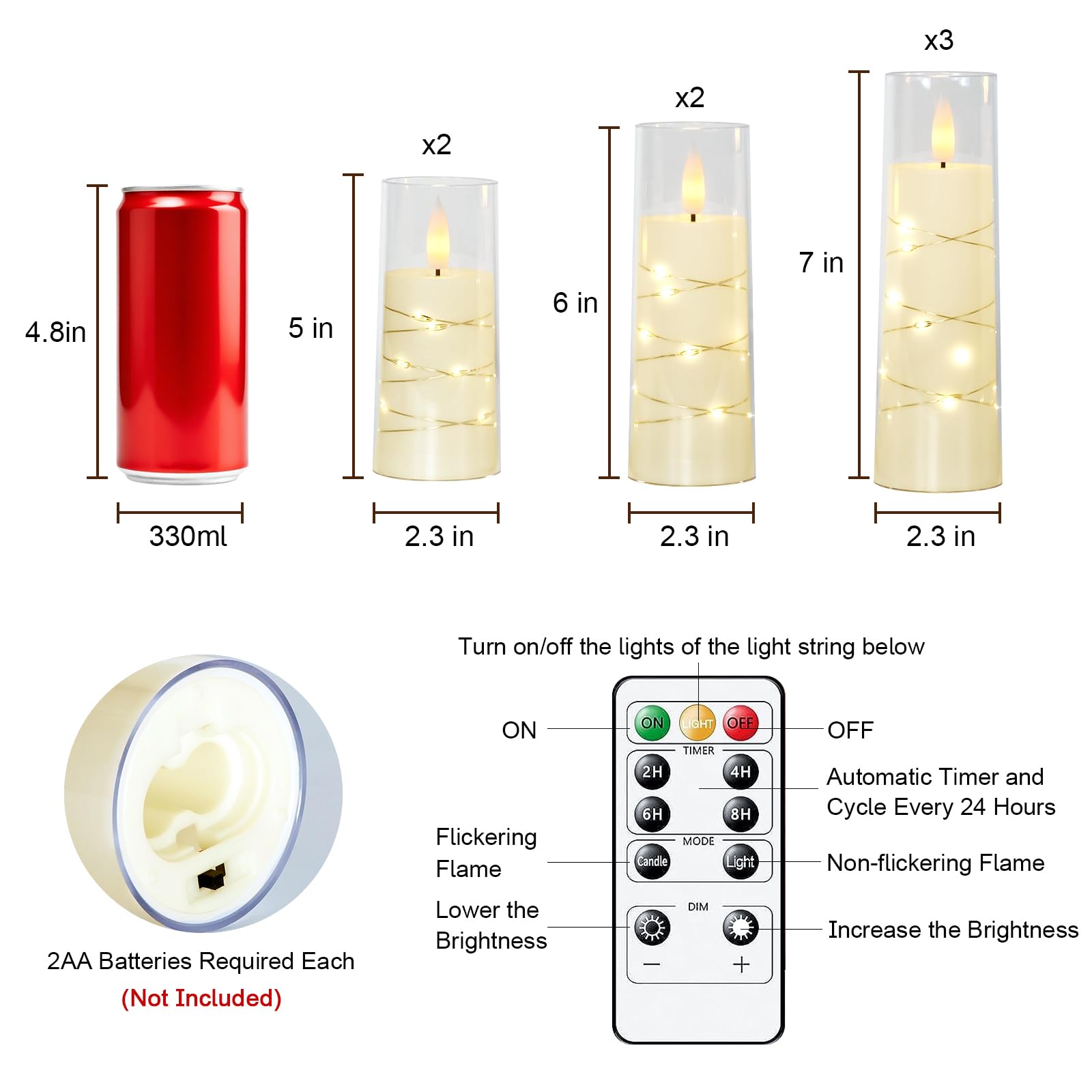 Raycare flameless candles are safe for homes with kids.