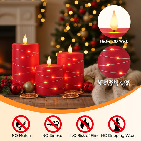 Raycare flameless candles are durable, smokeless, and safe for families