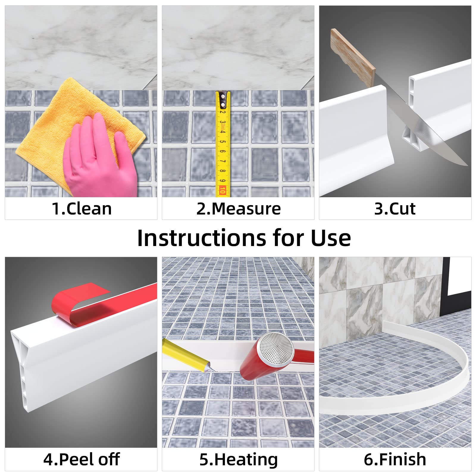 Raycity silicone dam flexible material for easy setup and long-lasting use