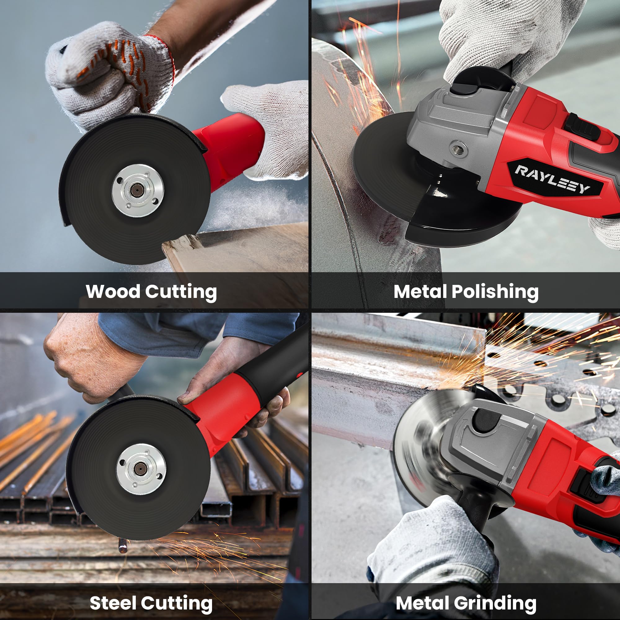 Compatible with 4-1/2 inch discs for versatile Milwaukee tasks.