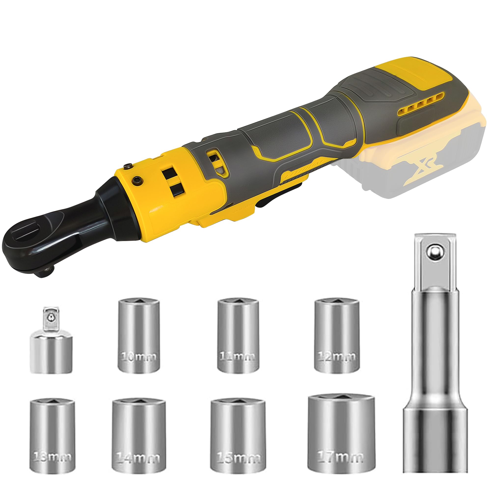 Rayleey cordless ratchet wrench with DEWALT 20V compatibility for versatile power