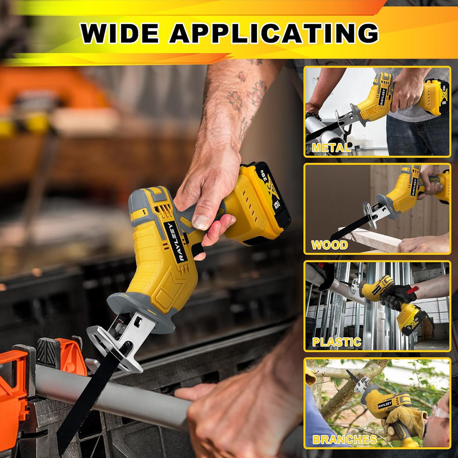 Rayleey kit includes four blades for versatile cutting tasks