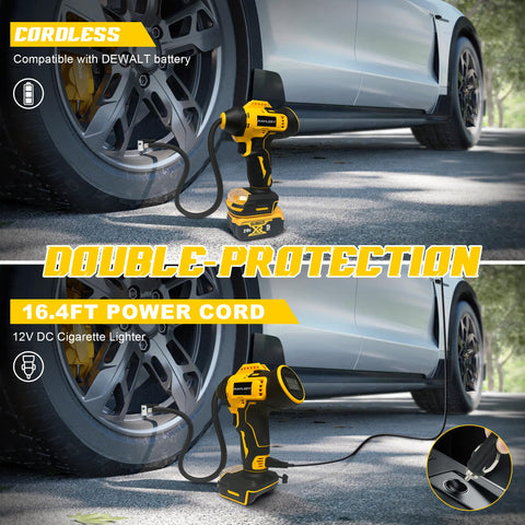 Rayleey inflator auto-shutoff prevents over-inflation for safe tires.
