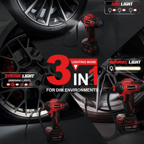 Rayleey inflator supports multiple inflatables beyond tires