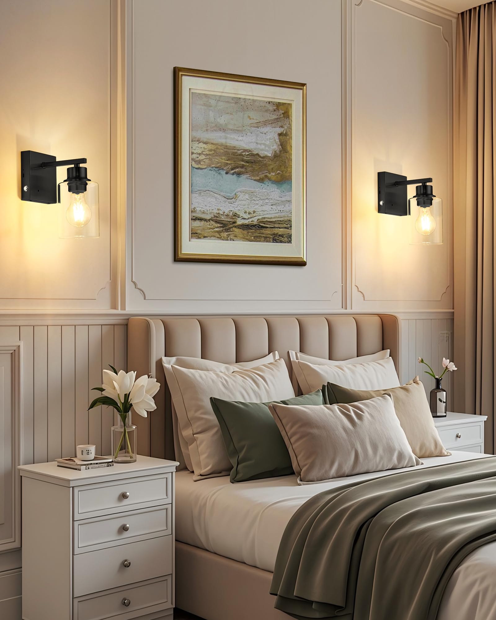 Rayogale wall sconce USB-C charging keeps space tidy