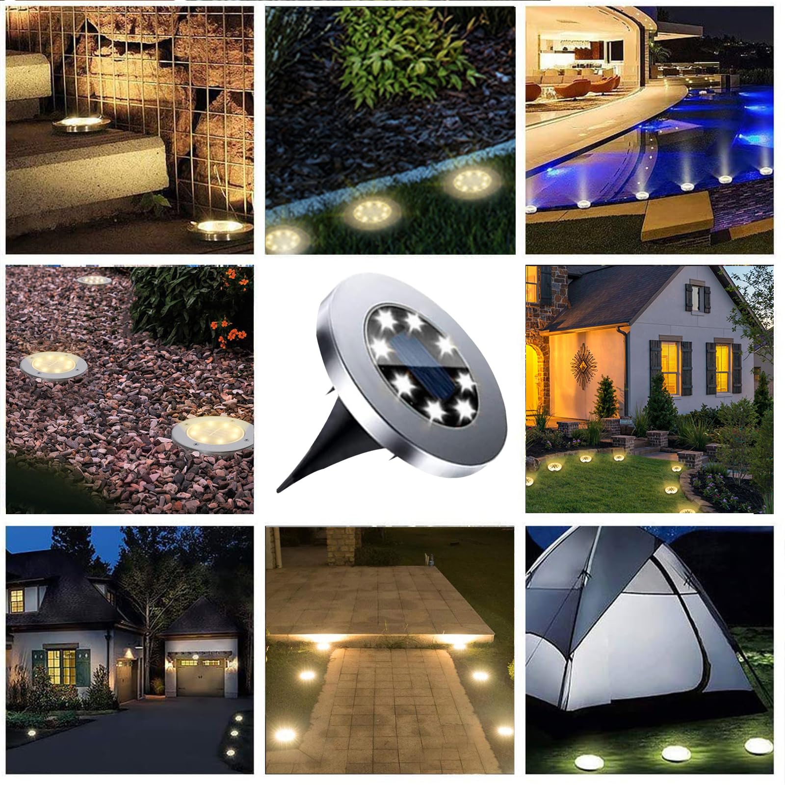 Rayolon white light enhances decks and patios with safe illumination