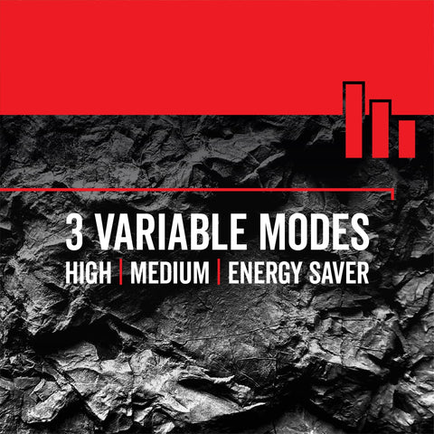 Rayovac Spotlight energy saver mode extends runtime up to 40 hours