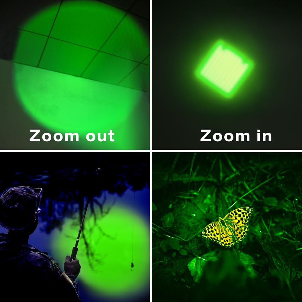 RaySoar package includes all four color flashlights for versatile use