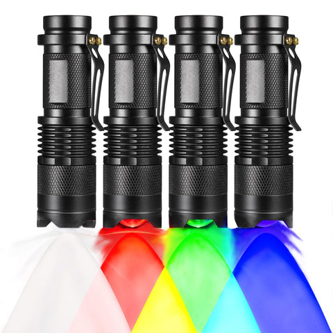 RaySoar red LED flashlight for night observation without disturbance