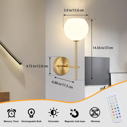 Rayspan gold wall sconce with triple-coat finish for long-lasting shine