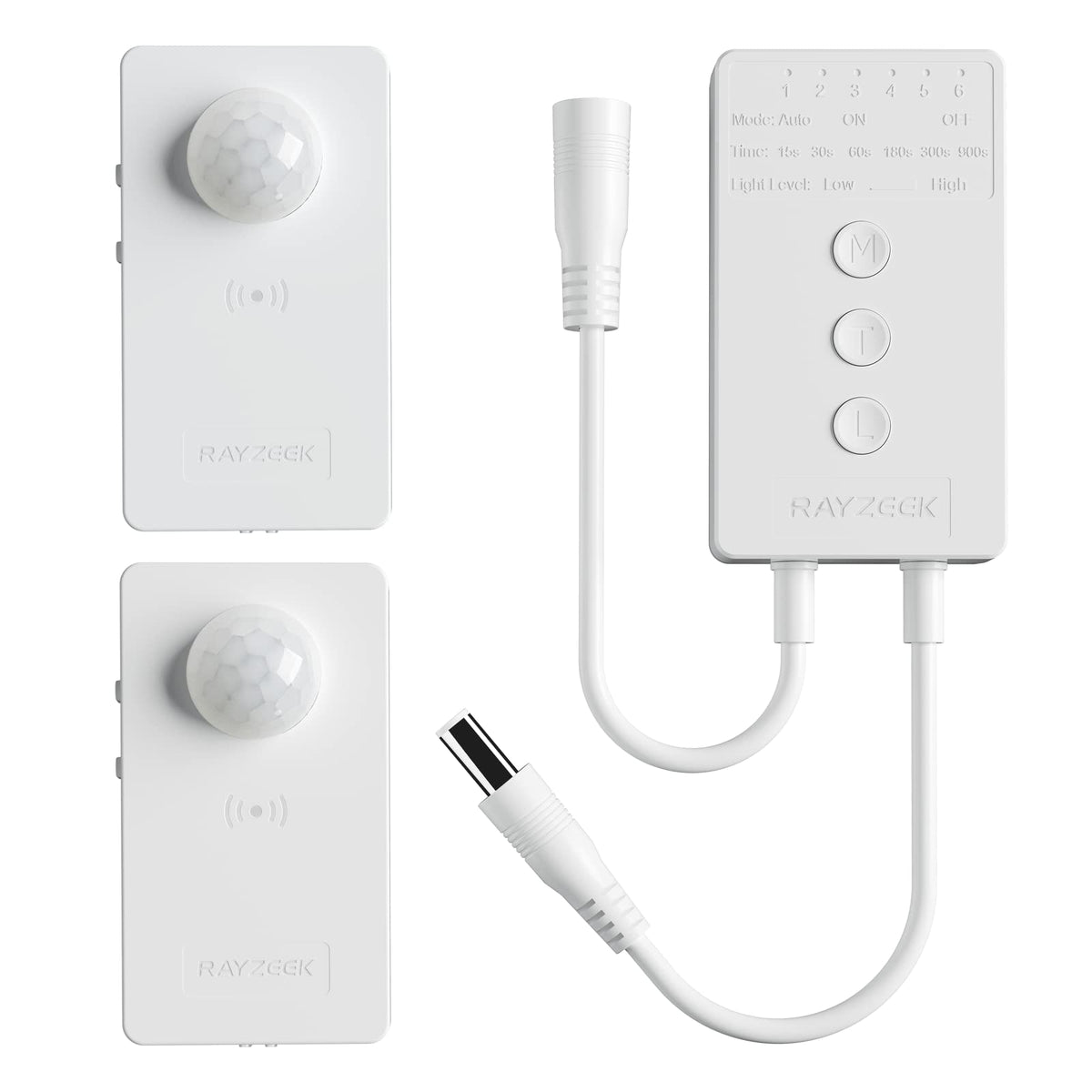 RAYZEEK Controller Receiver RZ016A powers LED loads via wireless control.
