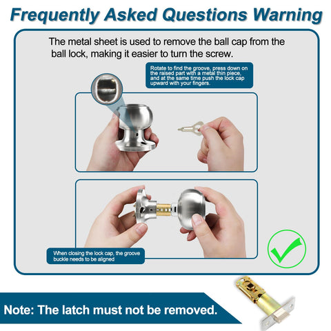 RAZCC adjustable latch fits 2-3/8 and 2-3/4 inch doors
