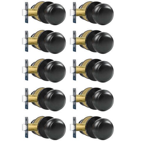 RAZCC Passage Door Knob packaging shows durable interior hardware ready for install.