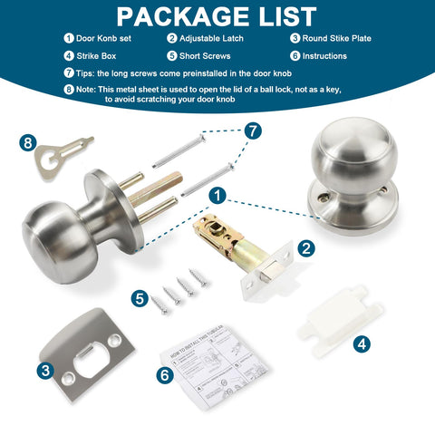RAZCC satin nickel knob close-up shows durable stainless steel construction for humid interiors