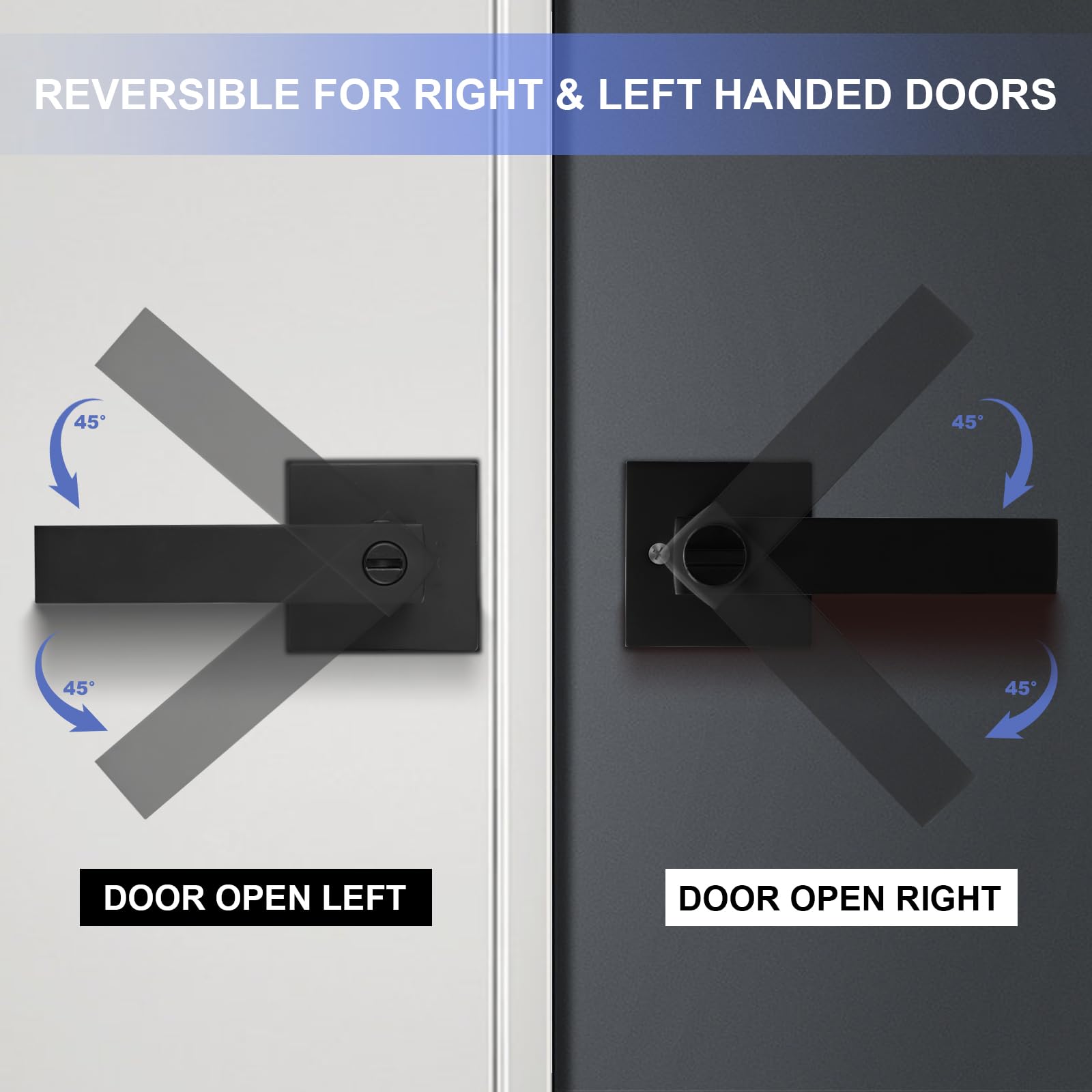RAZCC heavy-duty zinc alloy lever delivers solid feel and long-term durability.