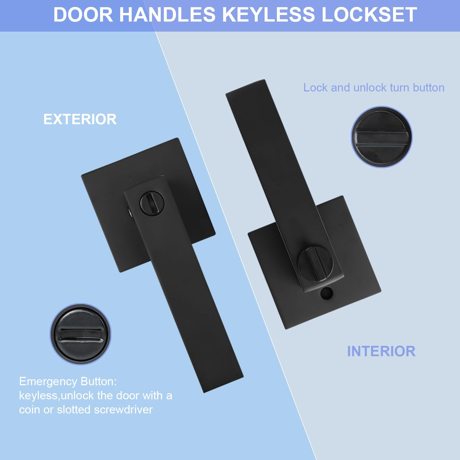 RAZCC reversible design fits left and right handed doors.
