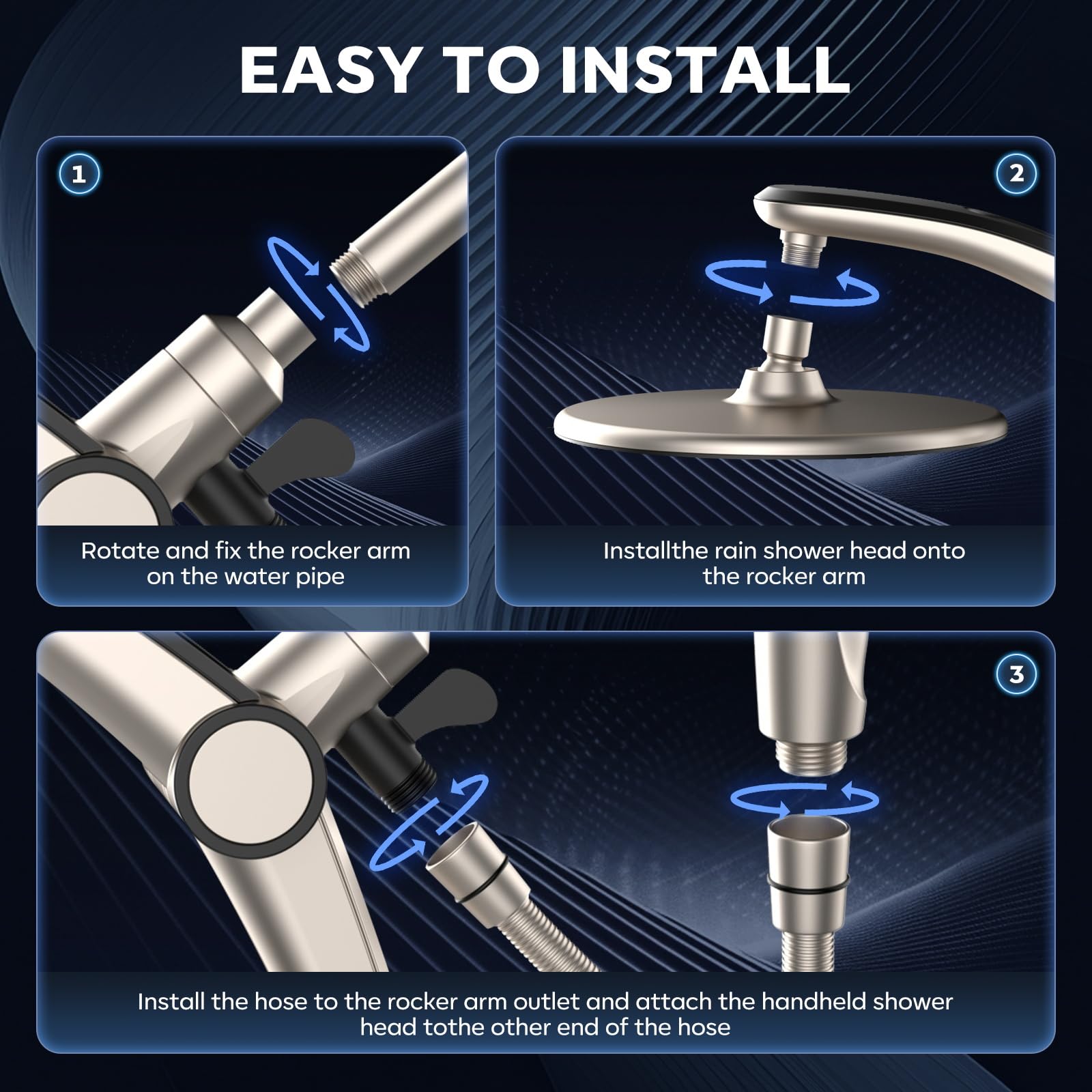Razime nickel finish adds modern, durable style to any bathroom.