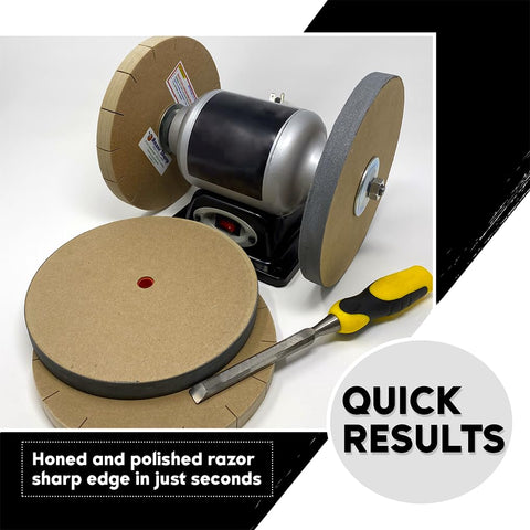 Silicon carbide wheel with wax lubricant reduces overheating during sharpening