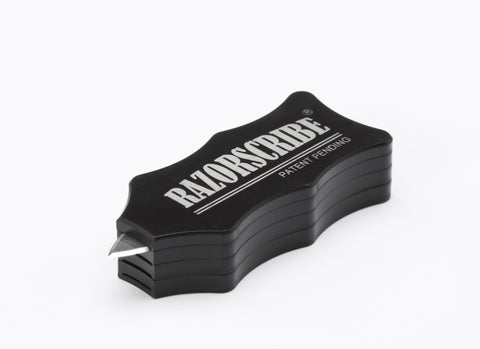 RazorScribe Pro ABS blade close-up for precise marks in hard-to-reach corners.