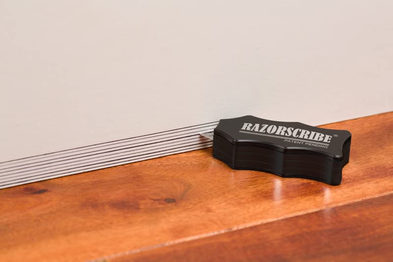 RazorScribe Pro stud finder shows accurate locations for quick mounting.