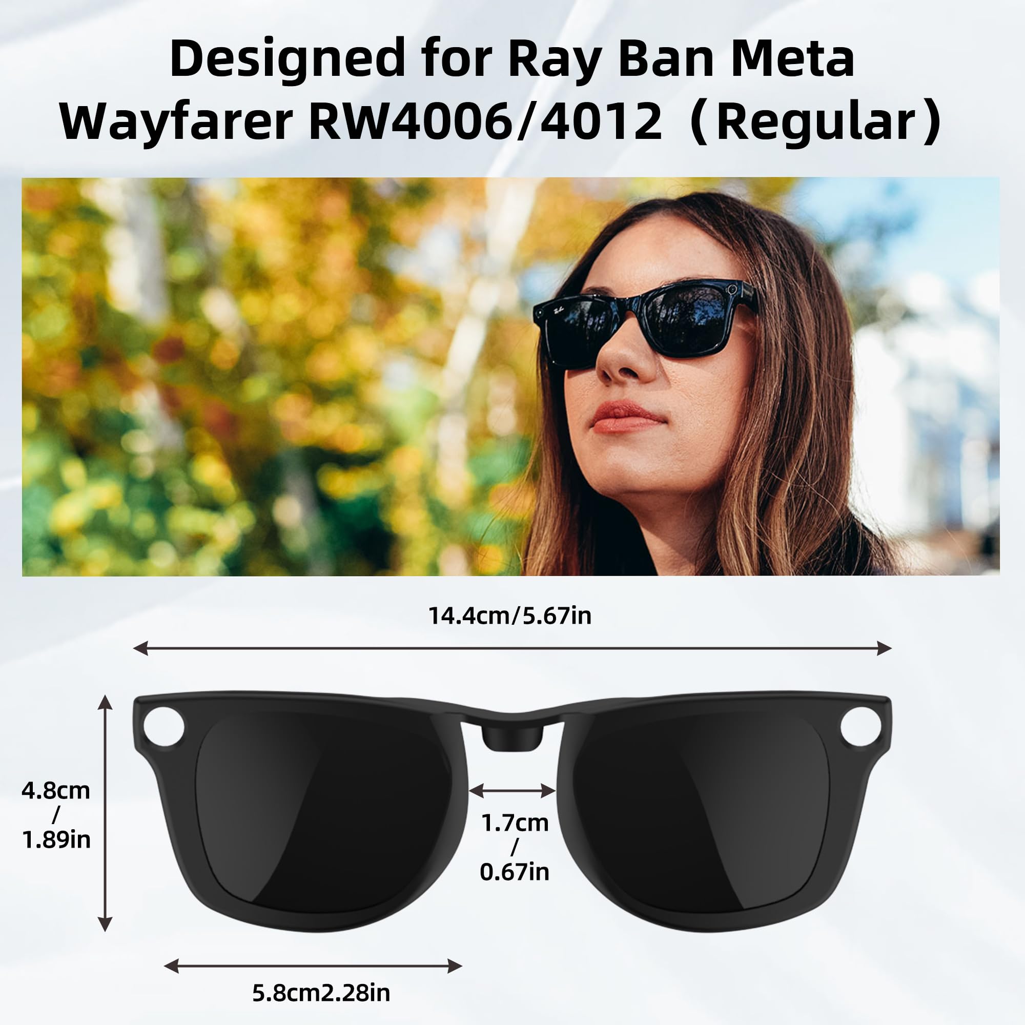 RCstyle HiBloks dark green clip reduces glare for outdoor use.