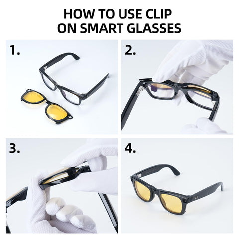 RCstyle HiBloks clip for Ray-Ban Meta Gen 2 enhances viewing comfort.