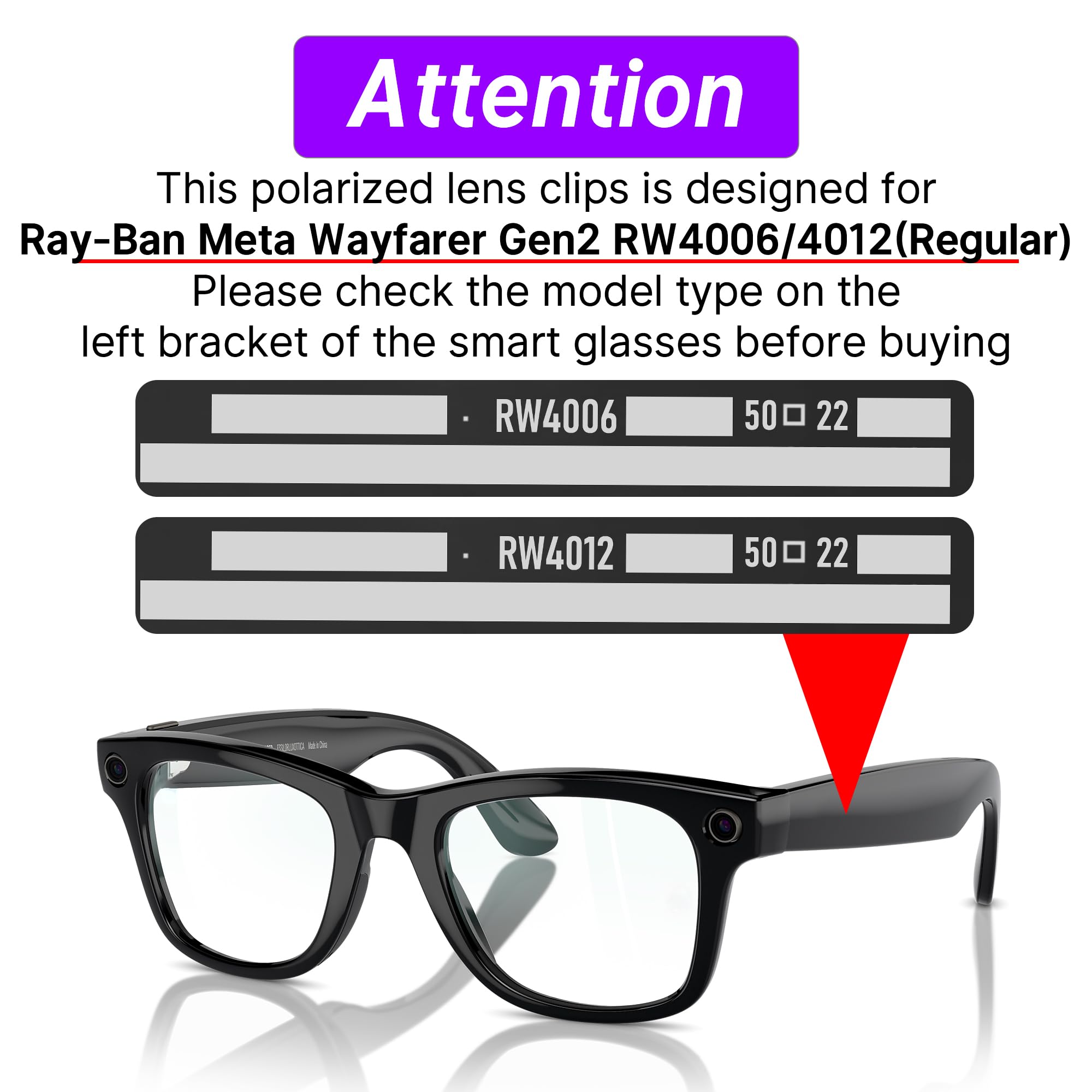 RCstyle HiBloks polarized clip for Ray-Ban Meta Gen 2 improves outdoor glare control.