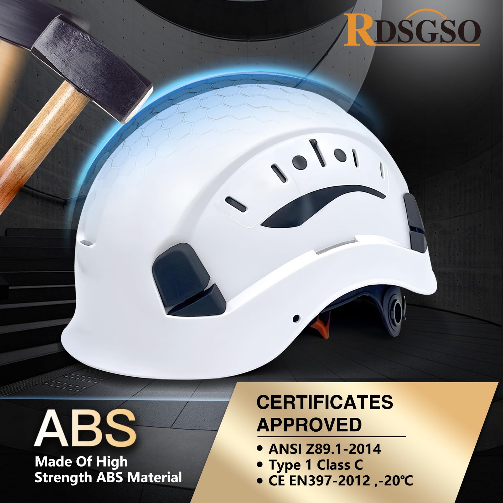 RDSGSO RGS-6C lightweight ABS shell designed for all-day comfort.