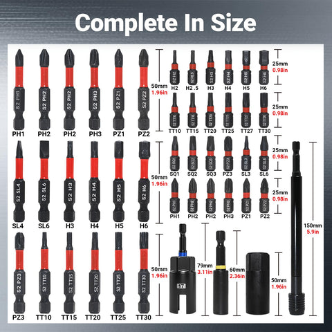 RDTRDT embedded magnets securely hold screws and bolts in place for efficient driving.