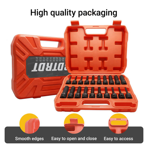 RDTRDT includes precise SAE and metric ranges for versatile repairs.