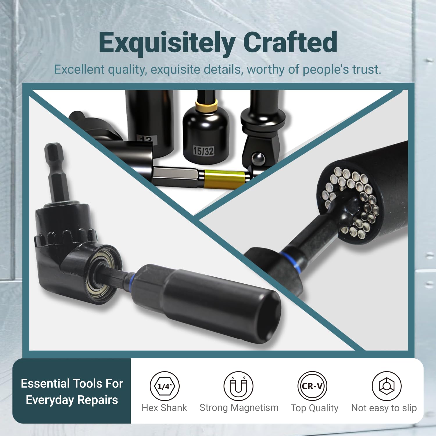 RDTRDT socket adapters enable fast tool transitions and setups.
