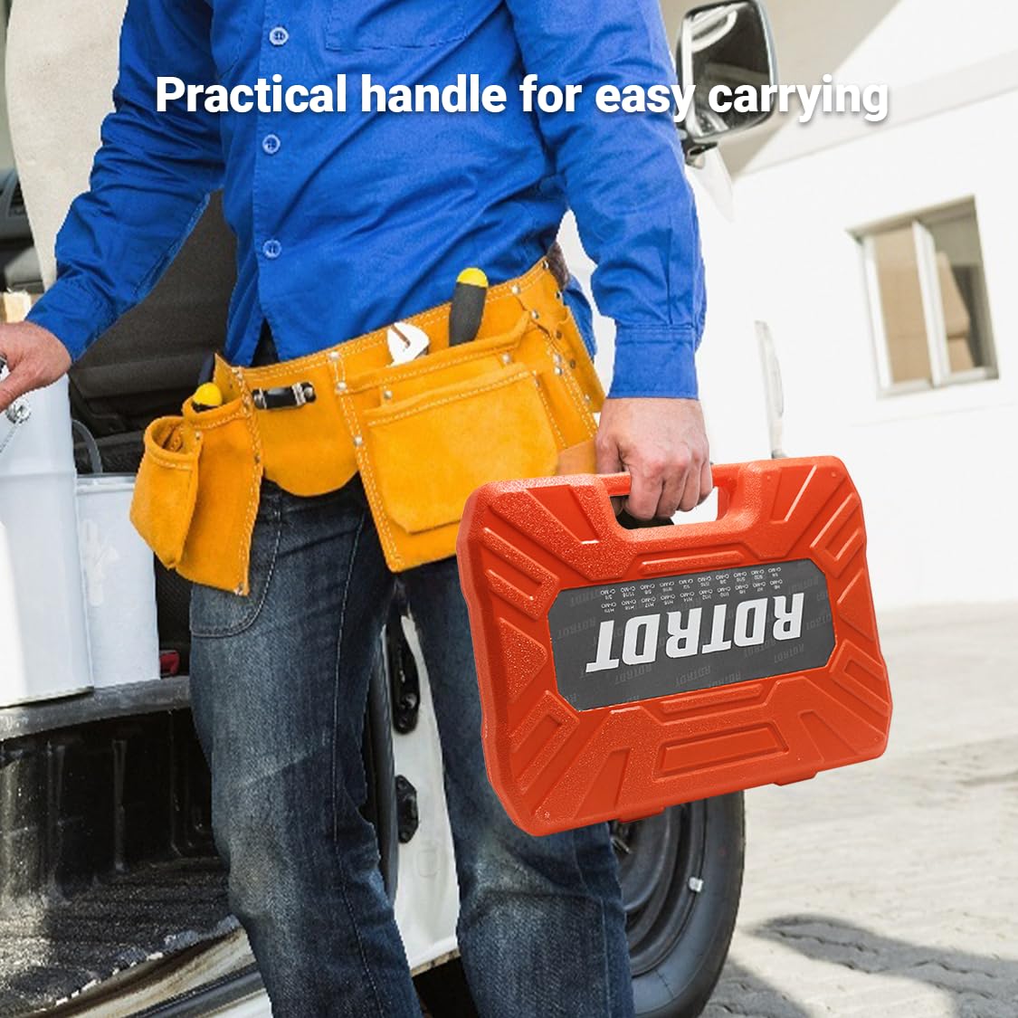 RDTRDT sturdy carrying case keeps sockets organized and accessible.